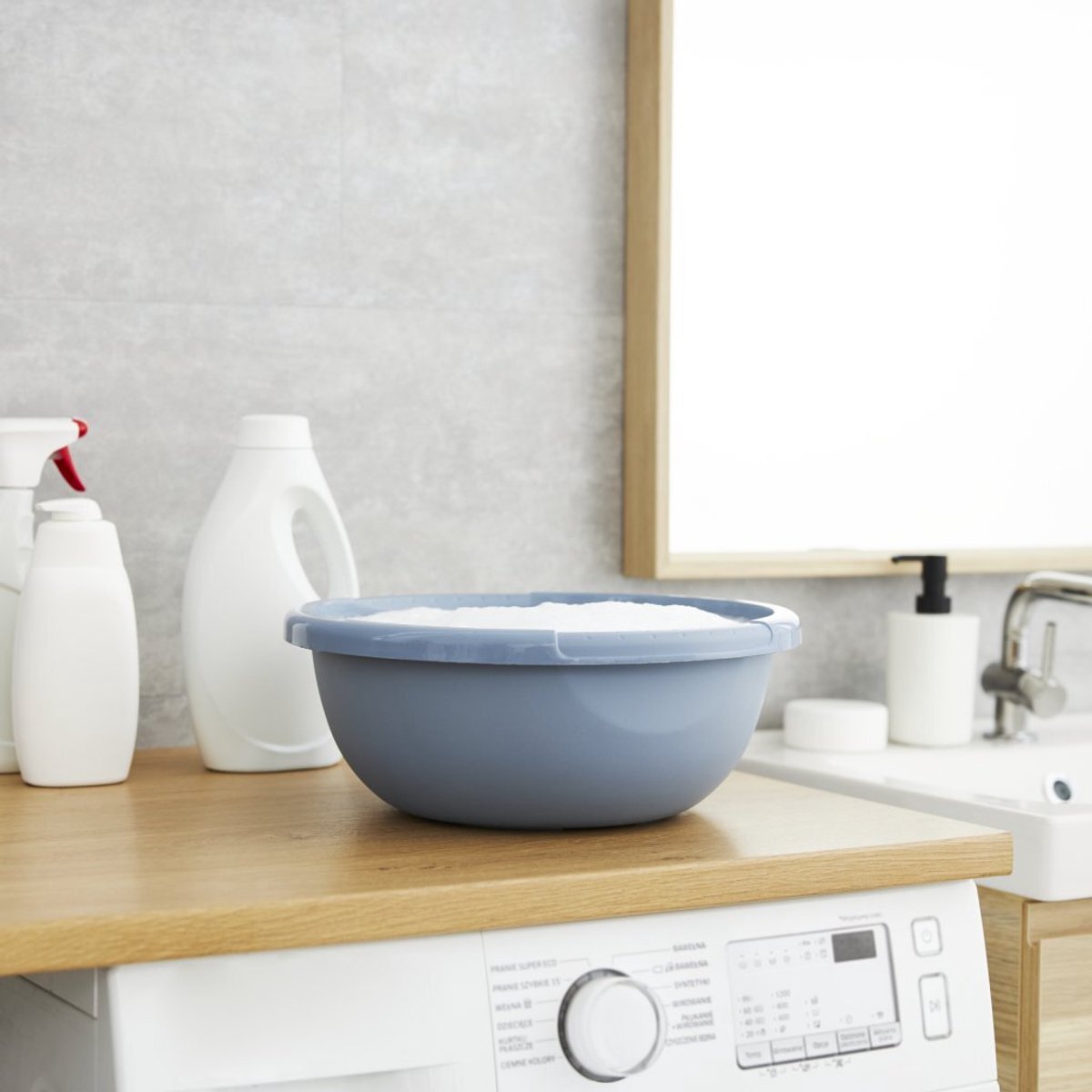 Rotho Daily Afwasbak rond 34cm 6L blauw
