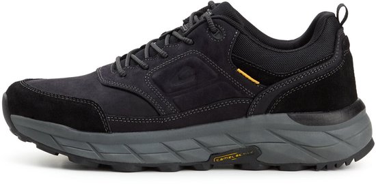 camel active Herensneakers van nubuckleer en textiel, bruin, 46 EU