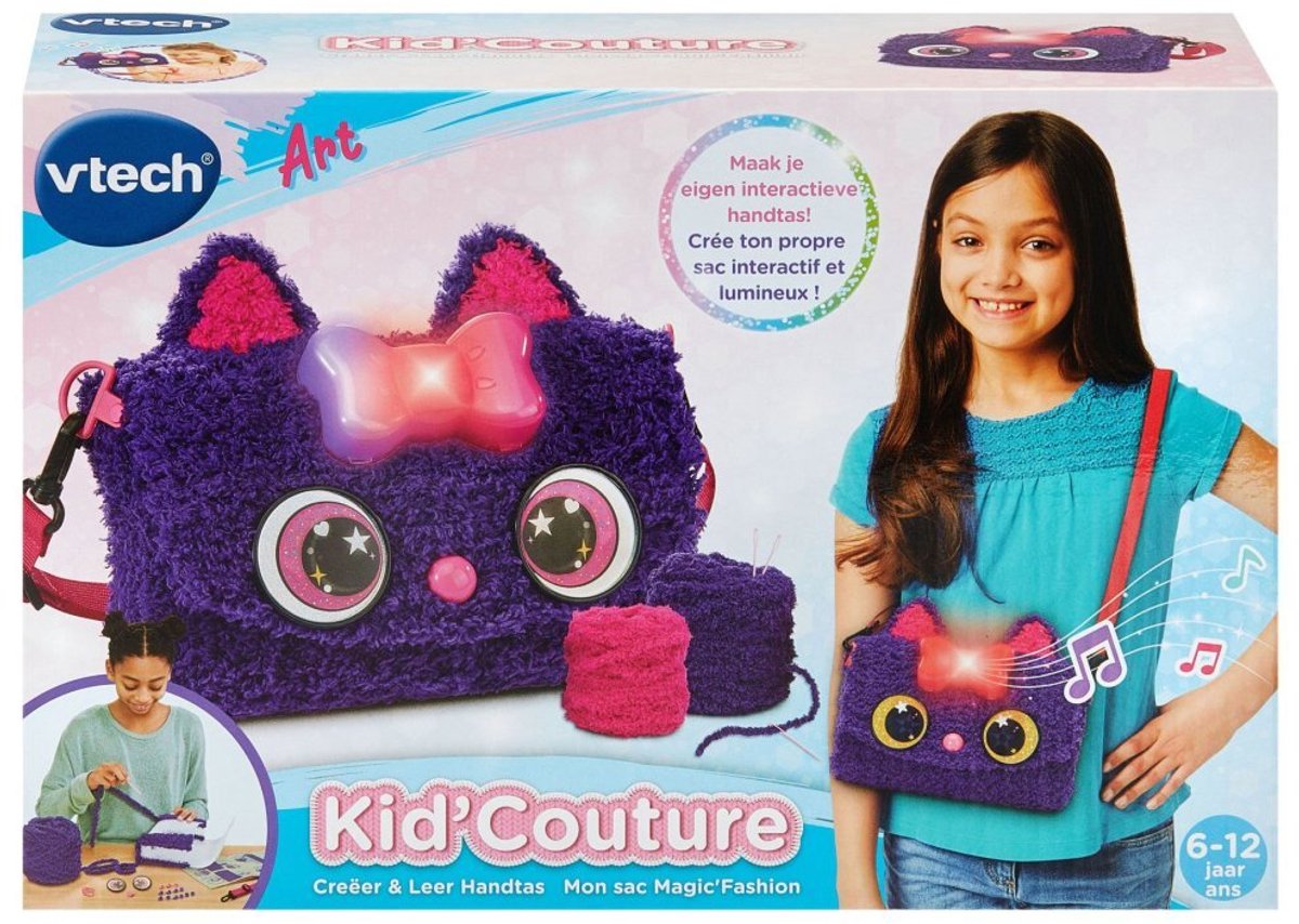 Kid'Couture Cat Creëer & Leer Handtas