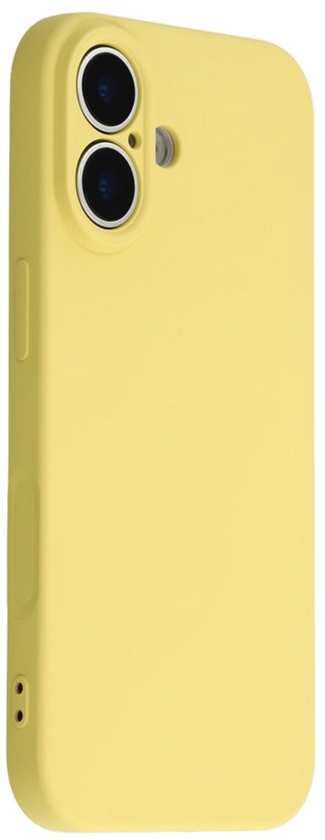 Amorus Hoesje - Geschikt voor iPhone 17 Hoesje - Amorus Colour TPU Back Cover - Sand Yellow
