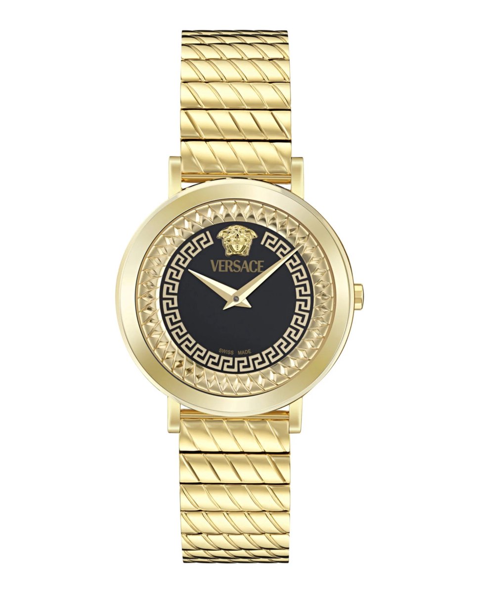 Versace Delphinus VE0O00425 Horloge - Staal - Goudkleurig - Ø 35 mm