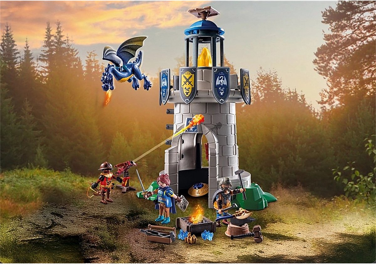 PLAYMOBIL Novelmore Riddertoren met smid en draak - 71483 — afbeelding 12