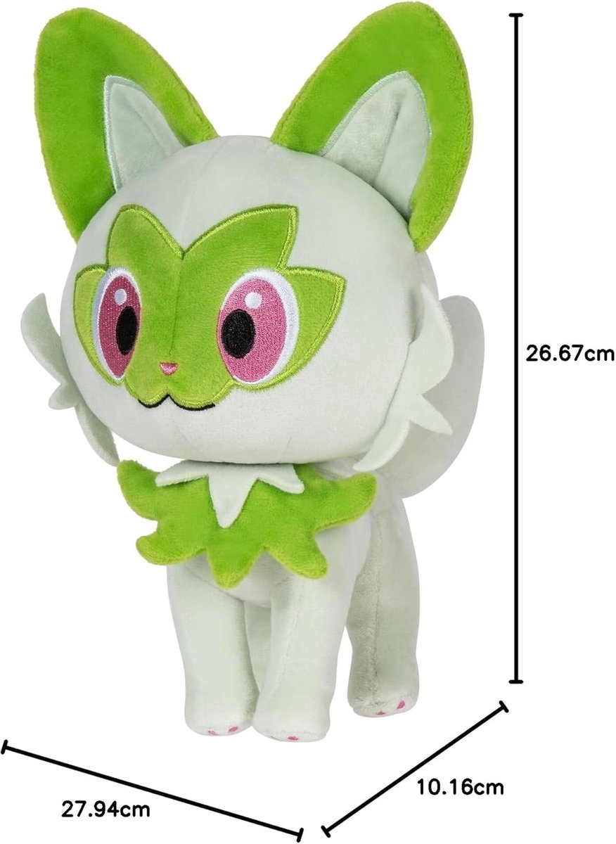 Pokémon Pluche - Sprigatito 20 cm — afbeelding 3