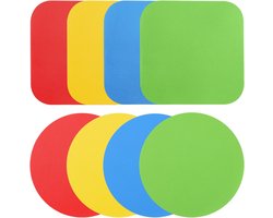 8 Stuk - Jar Opener Gripper Pad voor het openen van potten - Rubberen grijpers - Ouderen - Zwakke handen - potten opener - Blikopener - Rubberen Potopeners - Dopopener- Pottenopener - Keukenonderzetters - Keuken Hulp