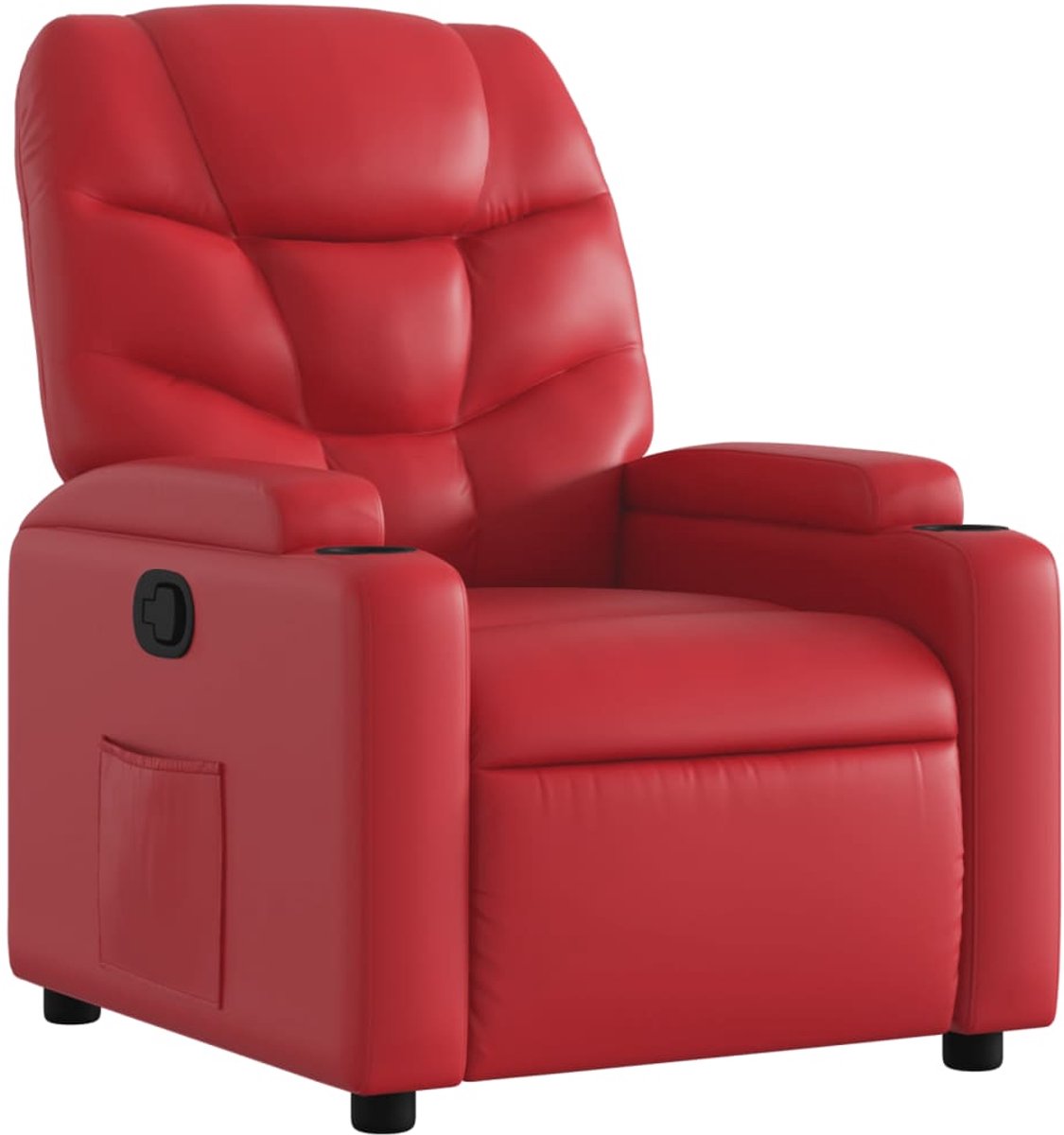 vidaXL Fauteuil - verstelbaar - kunstleer - rood
