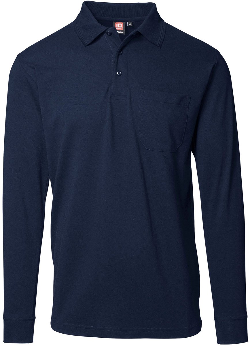 Kentaur PRO Wear polo shirt l/s ID0326 53260-575 - Navy - 4XL