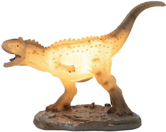 Clayre & Eef Nachtlampje Kind Dinosaurus LED 36x15x26 cm Bruin Kunststof van Merkloos — afbeelding 4