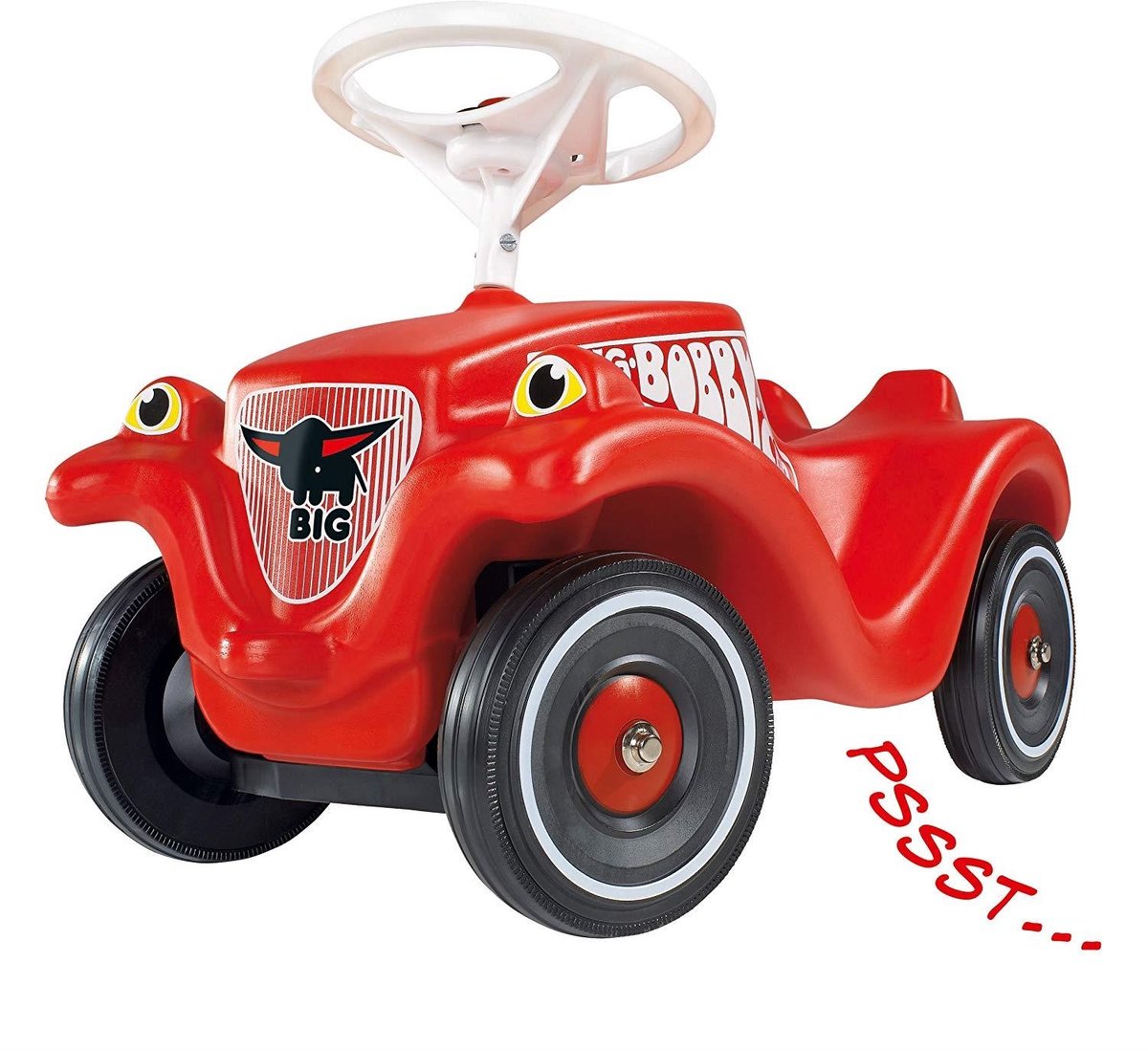BIG Bobby Car Classic + Fluisterwielen en Shoe Care