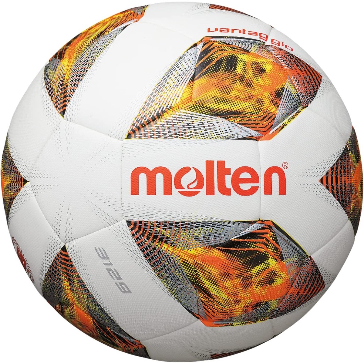 Molten trainingsvoetbal A3129 - Latex/polyurethaan - Wit/oranje - Maat 5/290 gram