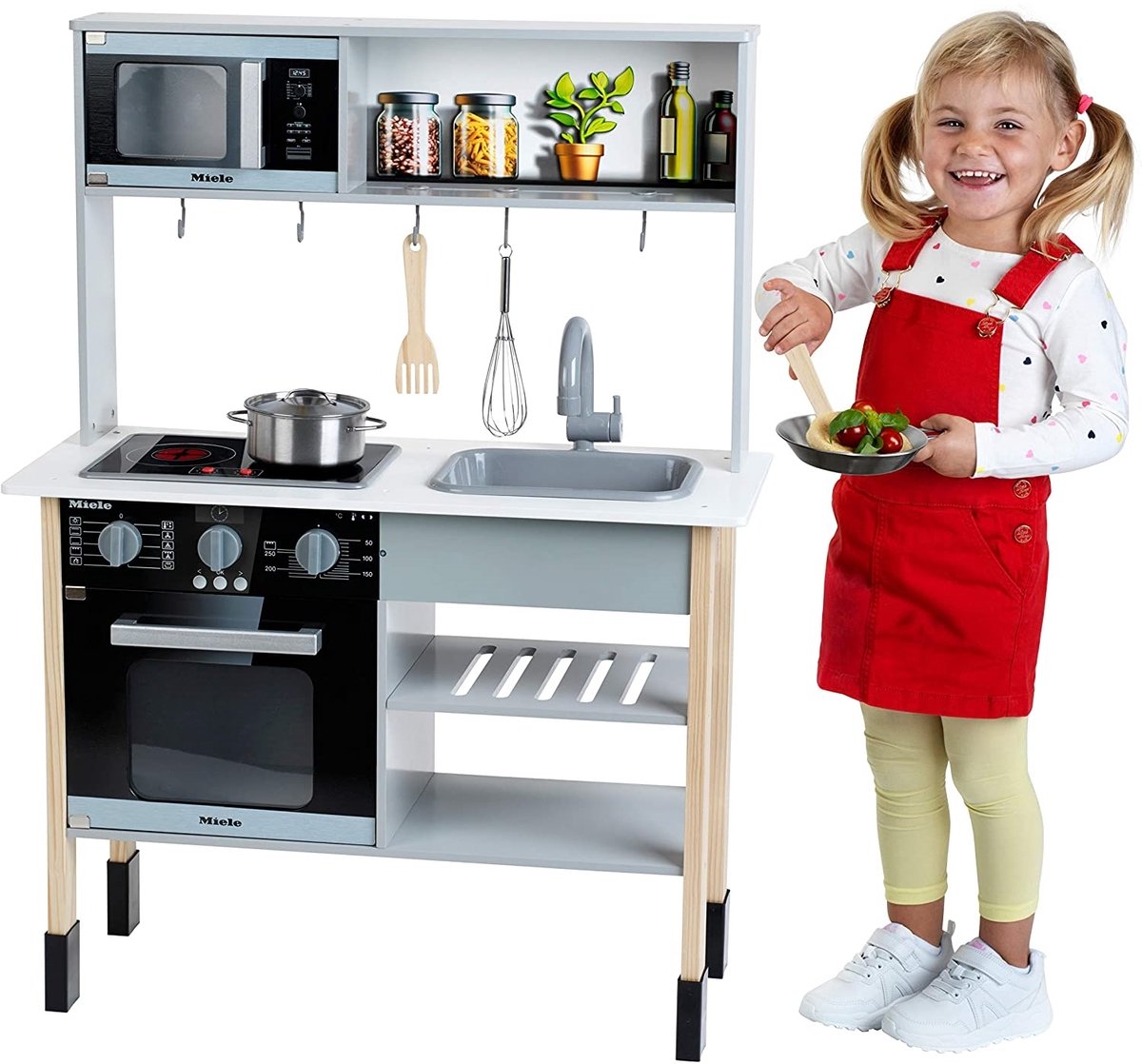 Klein Toys - Miele Houten Speelkeuken - Met Accessoires — afbeelding 19
