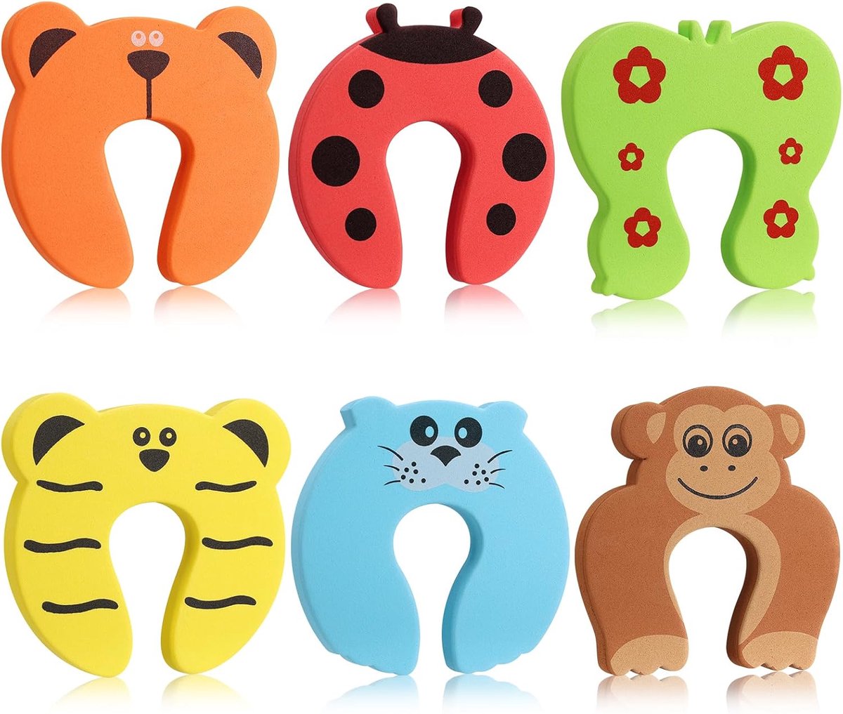 stuks anti-klem deurblokken, schuim deurstoppers, babyveiligheidsdeurblokken, deur- en raamvingerklembeveiliging, kindveiligheidsvingerbescherming