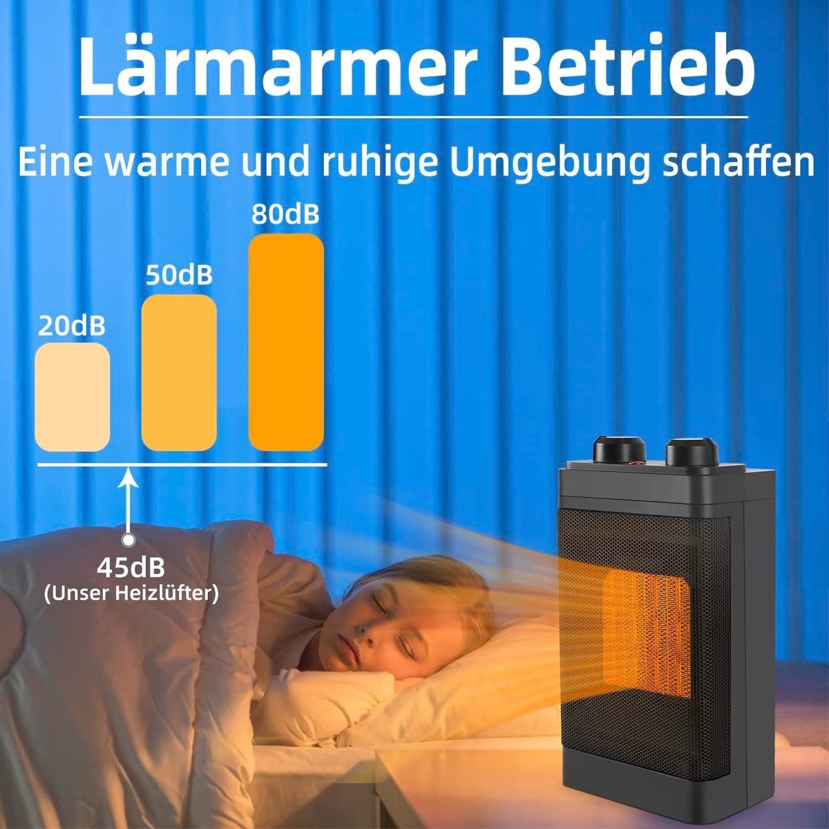 NETTLIFE Elektrische Kachel - Keramische Ventilatorkachel - 1500W - Keramische Kachel - Heater - 70° Draaifunctie - Elektrische Verwarming - 3 Standen - Zwart – foto 7