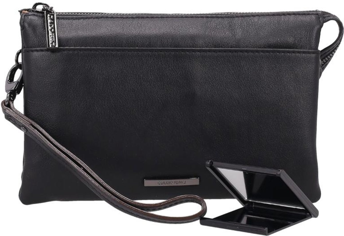 Claudio Ferrici Kleine Crossbodytas / Schoudertas Dames - Leer - Soft - Zwart