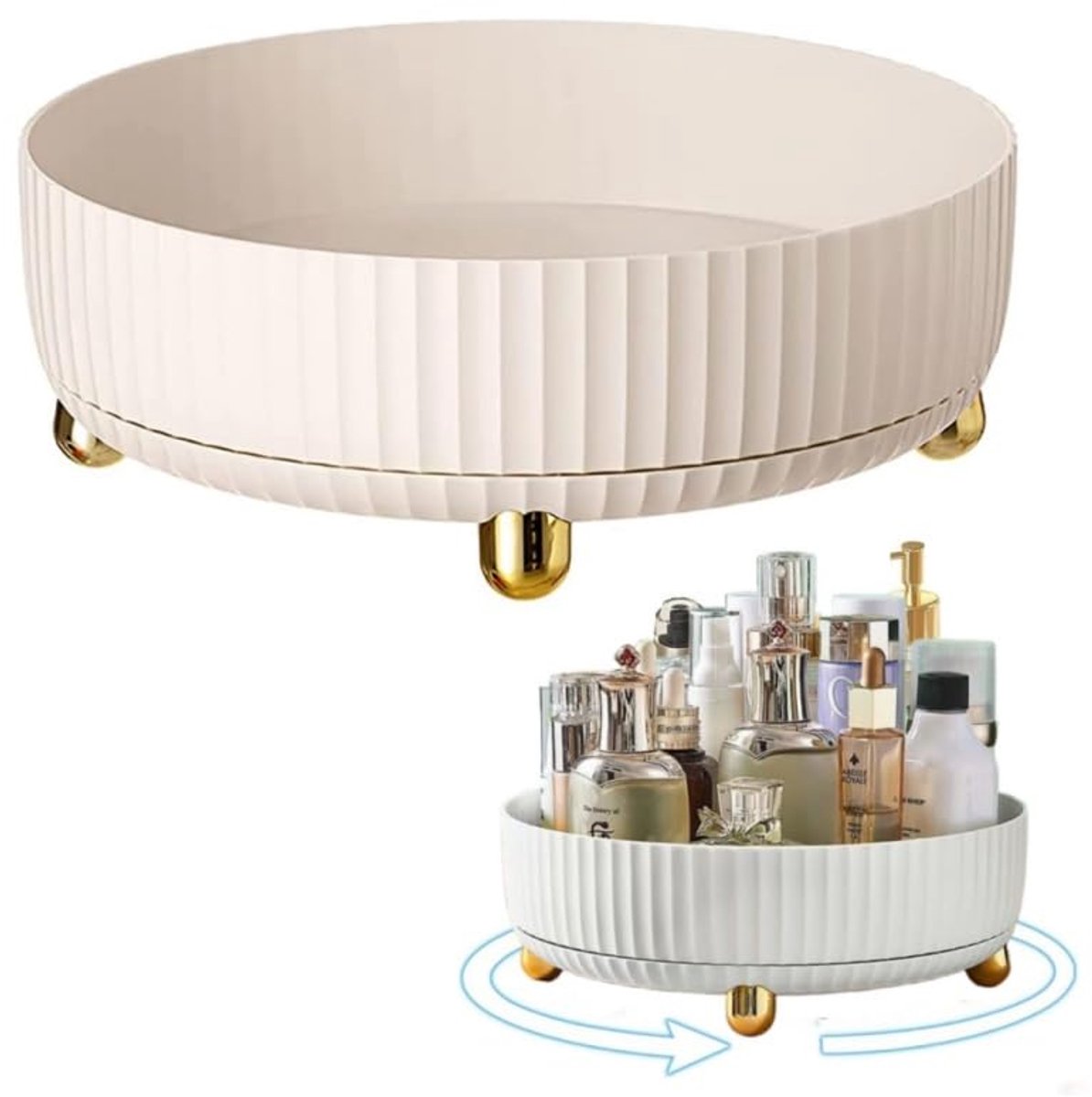 Azomor® Draaibare make-up organizer voor overzichtelijke opslag van cosmetica