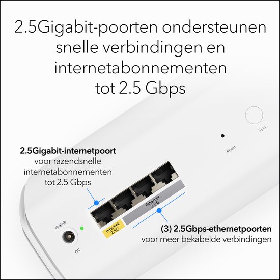 NETGEAR Orbi RBE773 - WiFi multiroom - WiFi 7 - 11 000 Mbps - Pack de 3