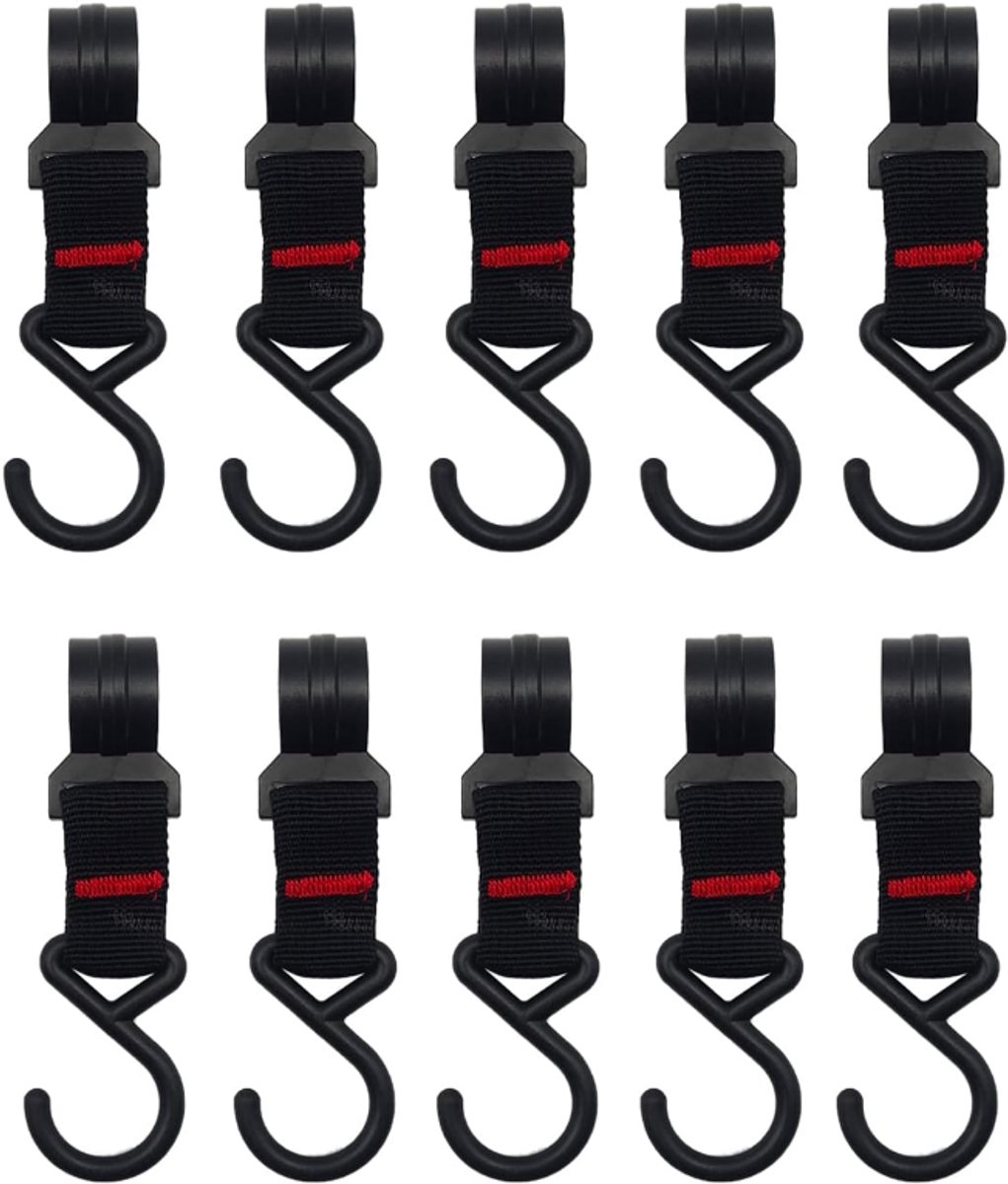 10 stuks - Ophanghaken - Asymmetrisch Haak - kapstokhaak - Kookgerei Haak - Kampeerhaak -