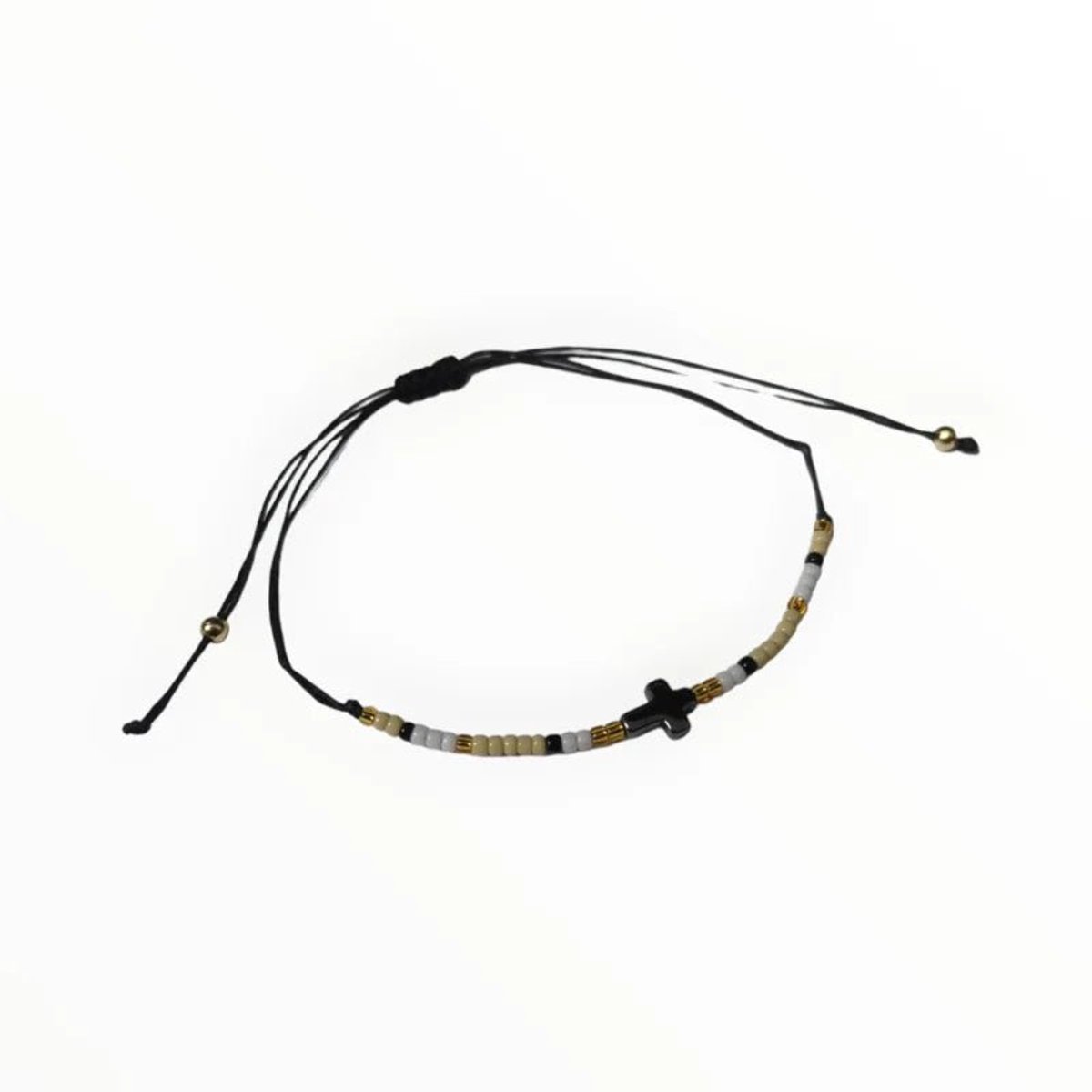Aramat Jewels - handgemaakte verstelbare hematiet armband - Stijlvol