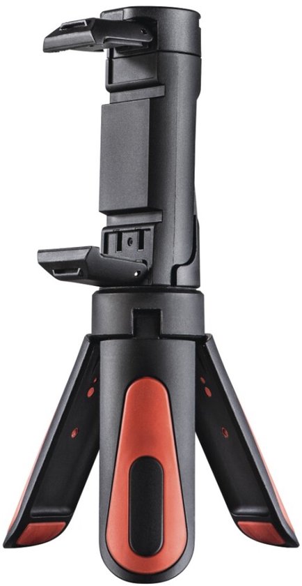 Hama Pocket II Rotation trépied Smartphone/Tablette 3 pieds Noir, Rouge