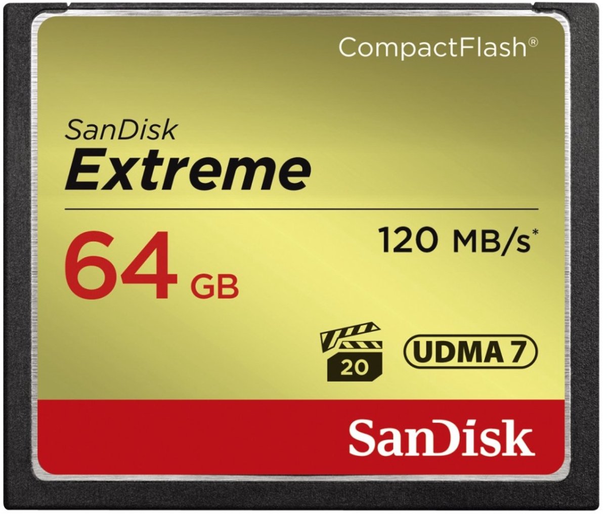 Sandisk CF Extreme 64GB 120Mb/s