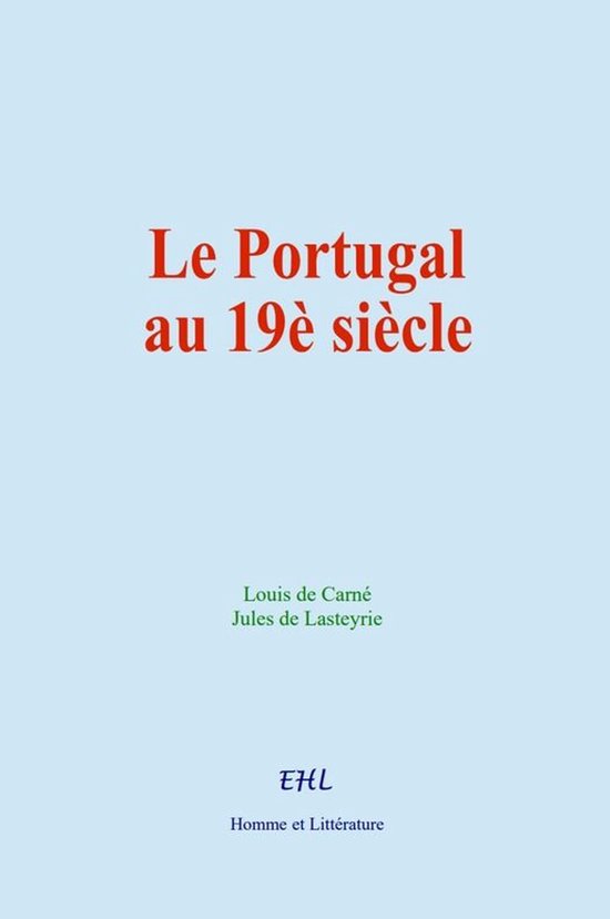 Le Portugal au 19è siècle - cover