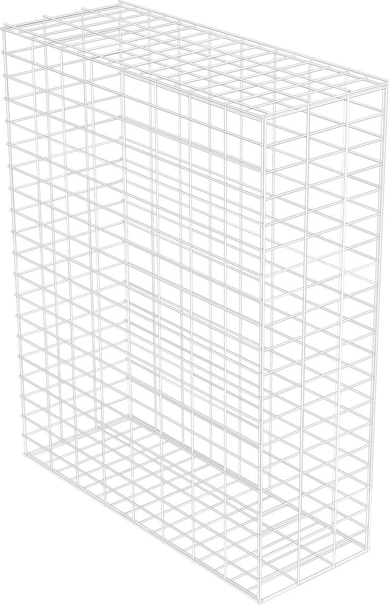 Schanskorf 100x80x30cm, compleet met spiralen + afstandshoud.