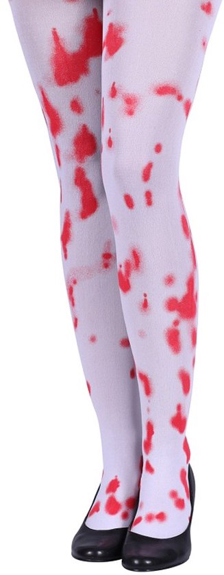 Panty Bloody Volwassenen Vrouwen Zie afbeelding Halloween en Horror Maat M