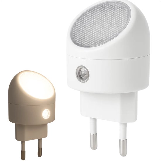 Cheqo® LED Nachtlamp - Nachtlamp Met Sensor - Stopcontact Nachtlamp - Bewegingssensor - Energiezuinig - Automatische Verlichting - Kinderkamer Nachtlamp - Slaapkamer Verlichting - Sensor Verlichting - Plug-In Nachtlamp - Nachtverlichting van Cheqo® — afbeelding 5