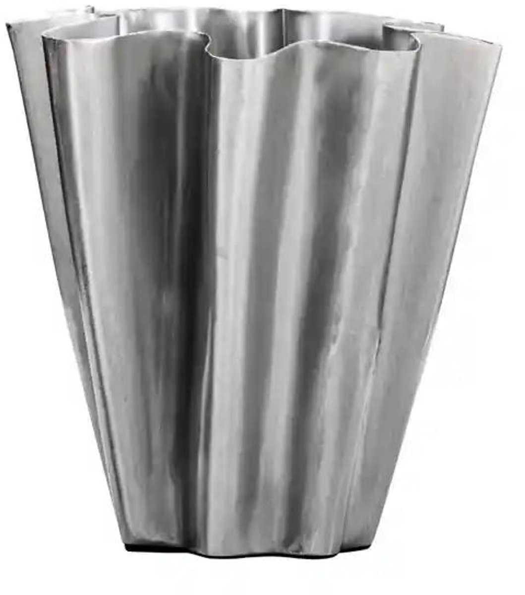 Vaas Flood Geborsteld zilver 13cm