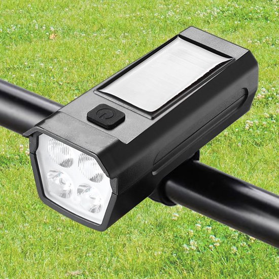 Oplaadbaar Mountainbike Voorlicht - Hooghelder en Regenbestendig Fietslampje — afbeelding 2