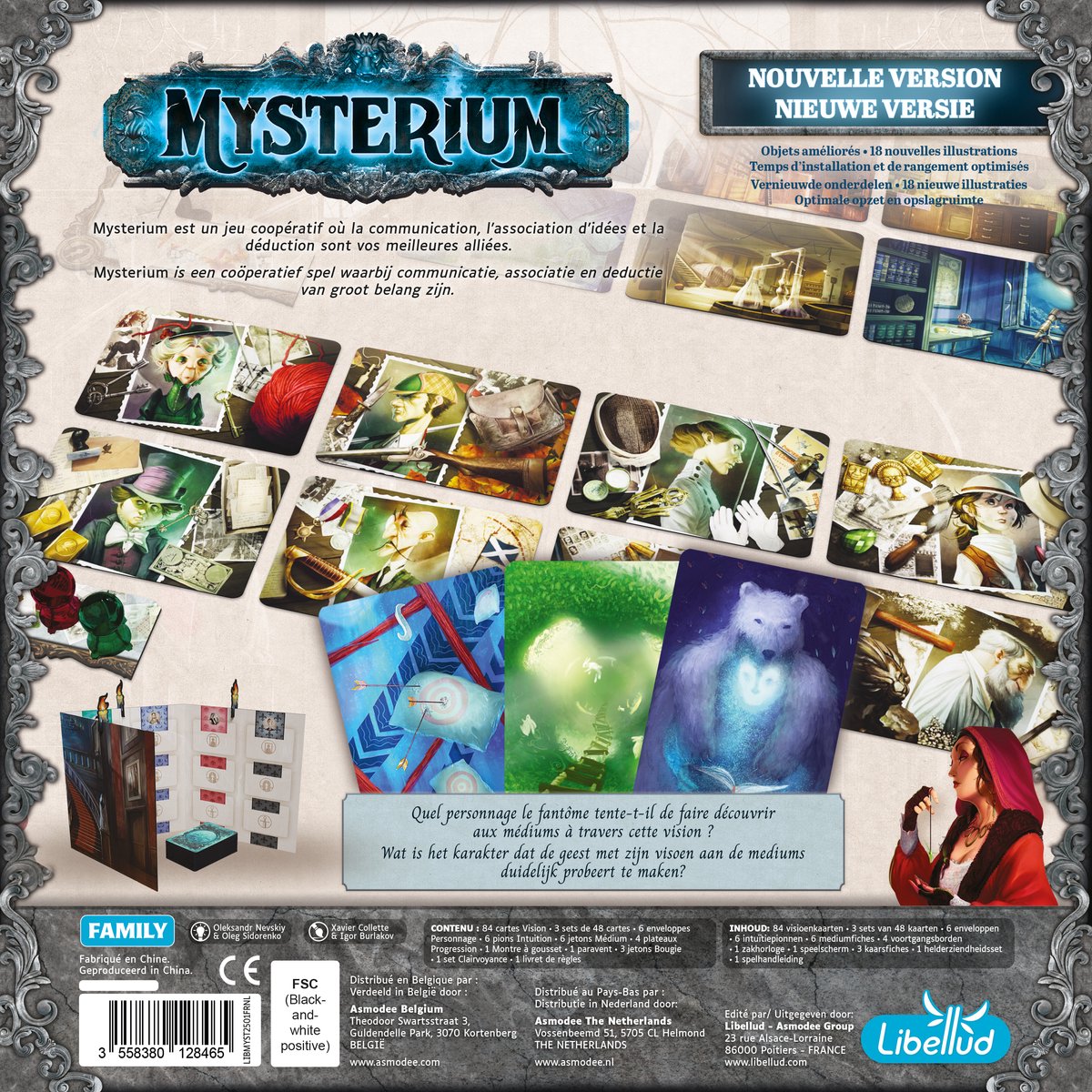 Asmodee bordspel Mysterium detective spel voor 3-7 spelers. — afbeelding 14