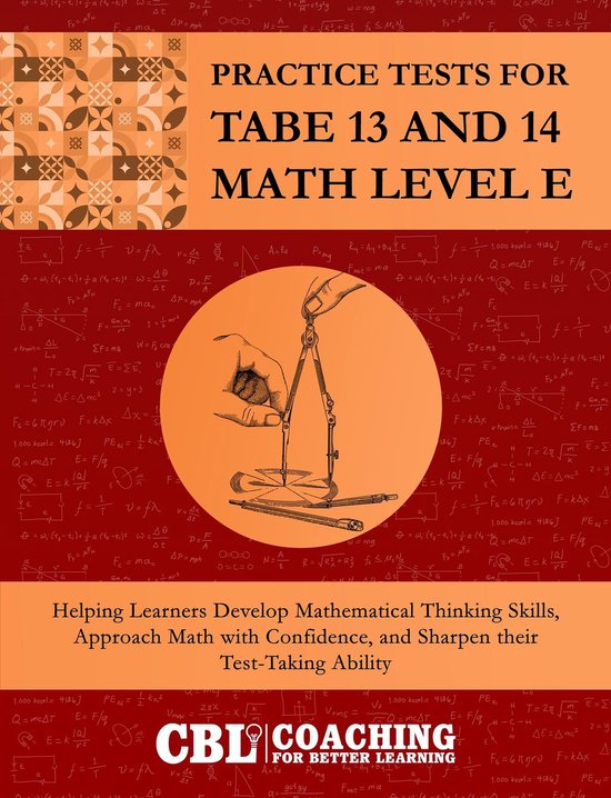 Practice Tests for TABE 13 and 14 Math Level E - cover