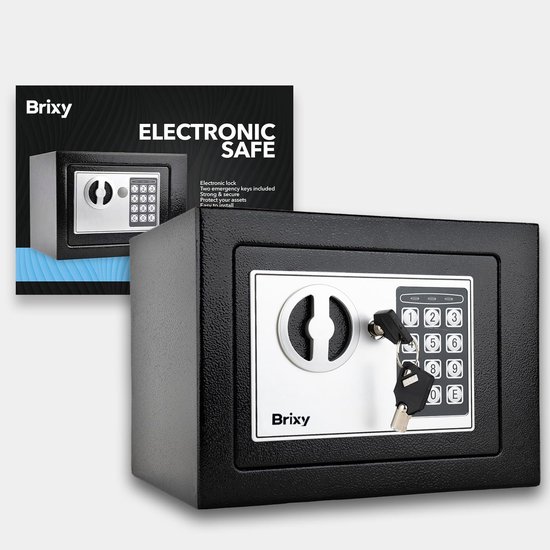 Bestel Elektronische Kluis 8L Zwart