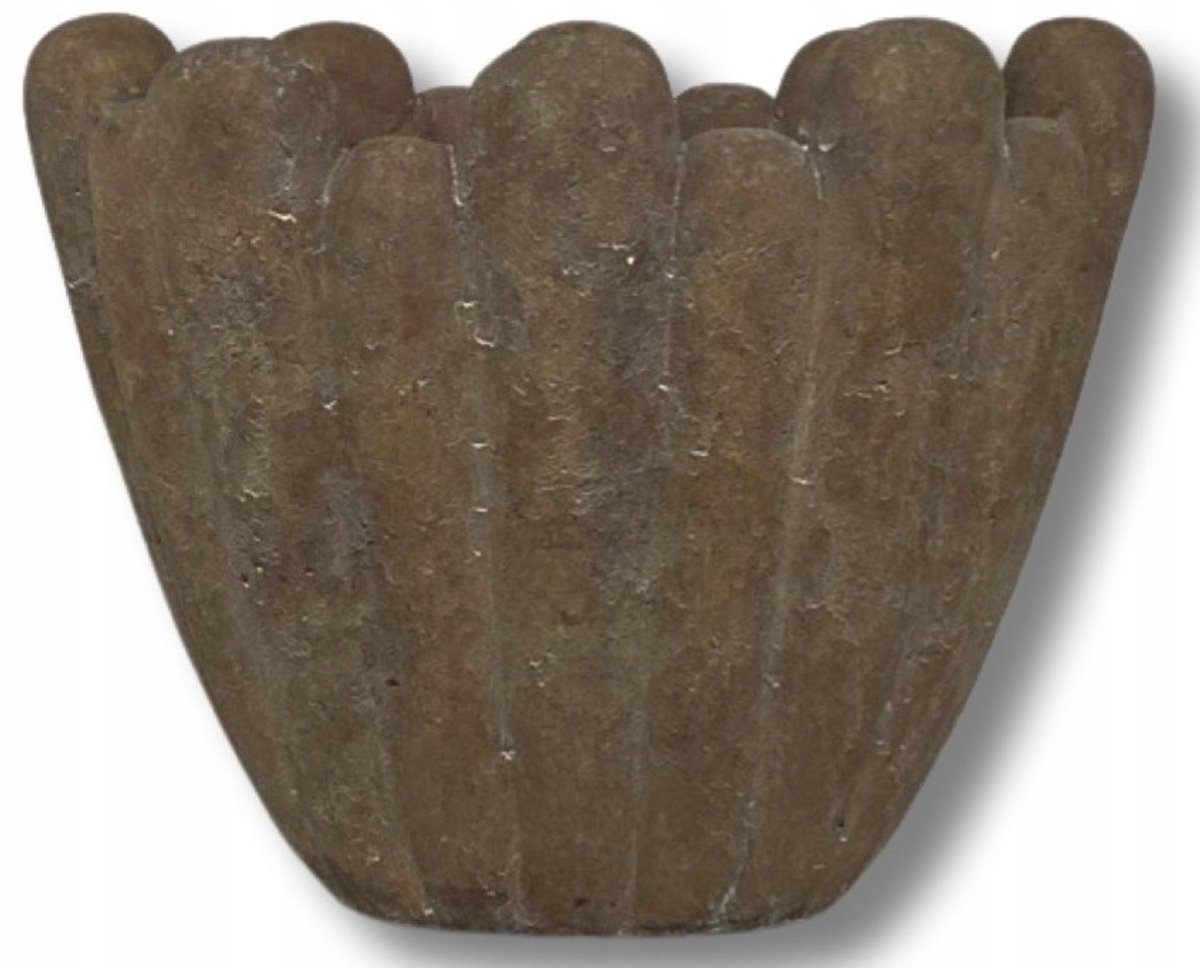 Ovale Keramische Pot - Rustiek & Decoratief (36x24 cm)