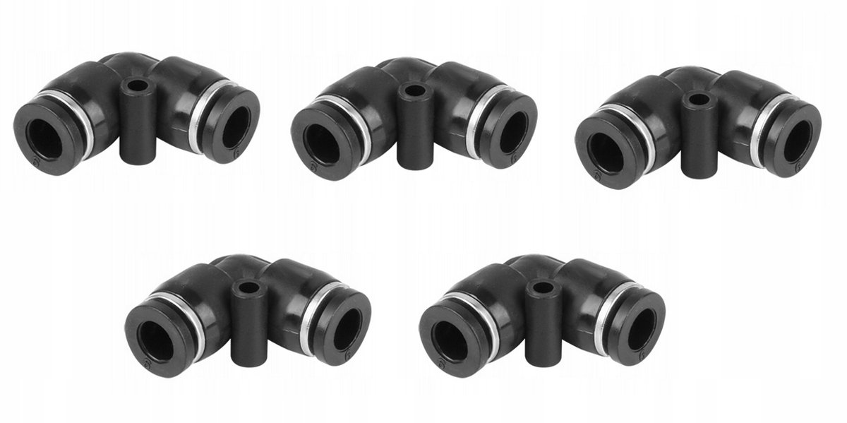 Pneumatische Koppeling Bocht 6mm - 5 Stuks