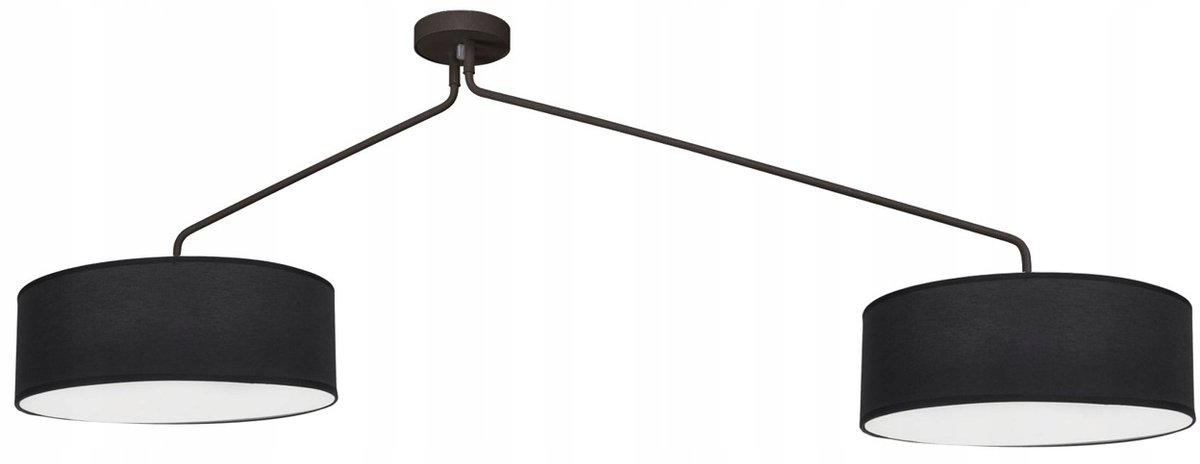 Nowodvorski Falcon Plafondlamp Zwart 6x E27