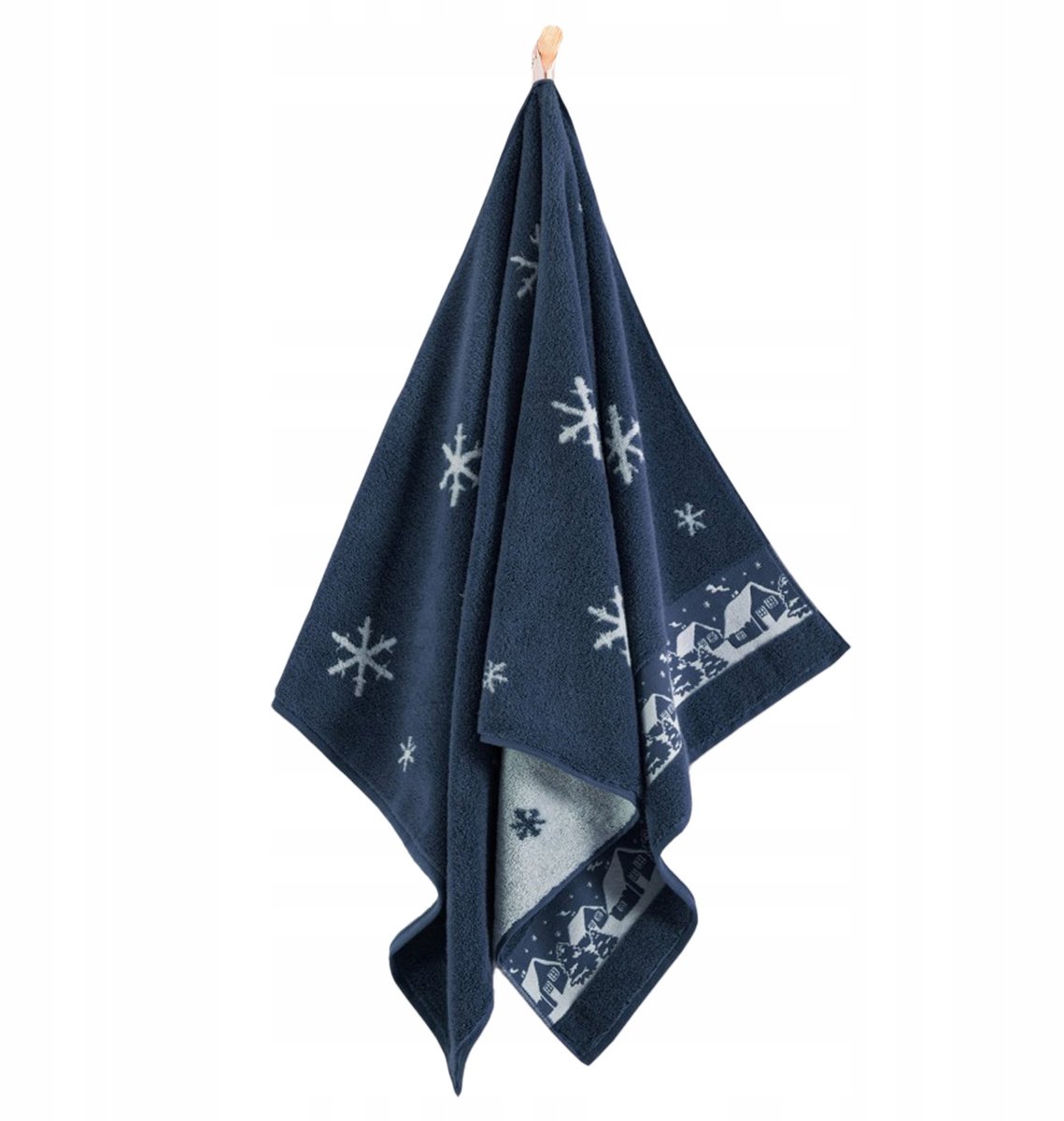 Zwoltex Aspen Handdoek Terry 50x90 cm - Navy Blauw