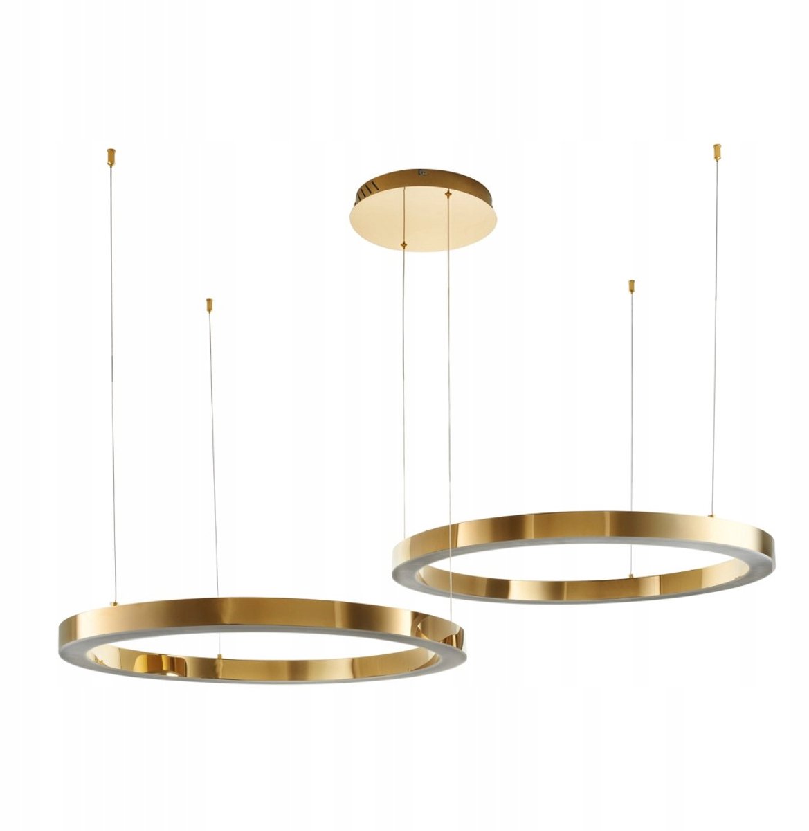 Hanglamp CIRCLE 80+80 LED Goud Glanzend