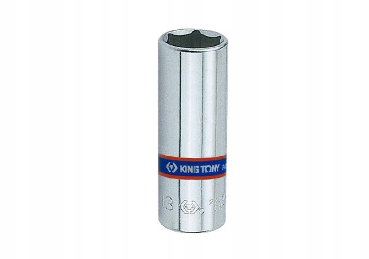 King Tony dopsleutel 1/4" 13 mm x 50 mm zeskant Cr-V