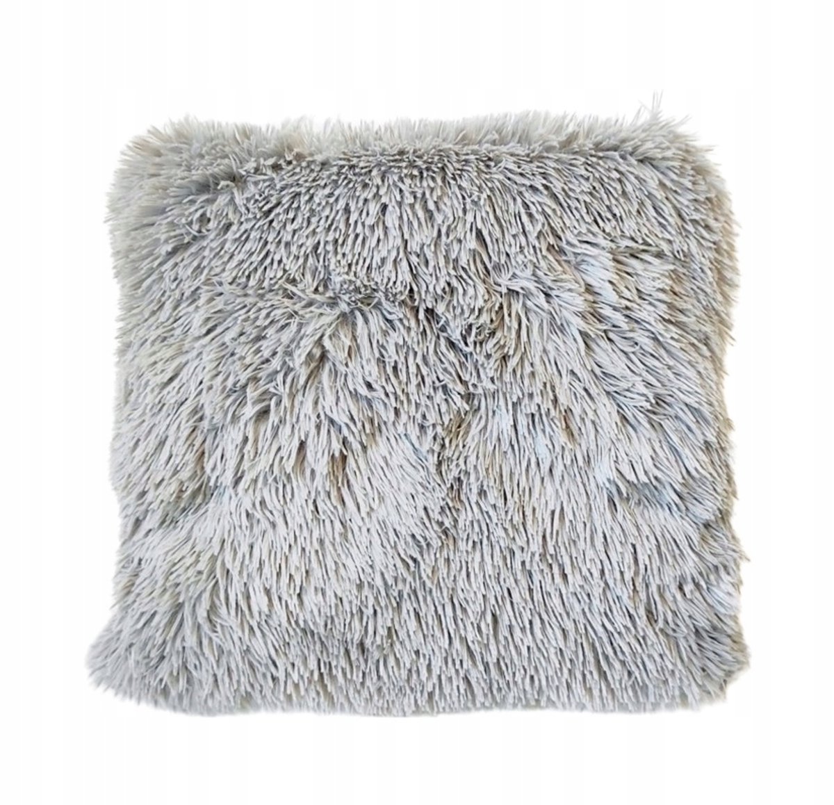Grijze Decoratieve Kussenhoes 40x40cm - Zacht Nepbont