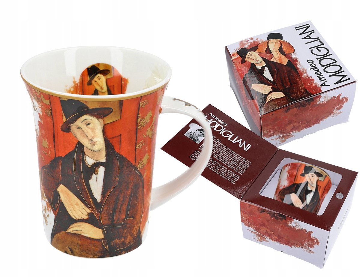 Porseleinen Mok - Amedeo Modigliani Mario Varvogli (350ml)