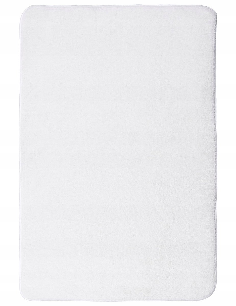 Zacht Wit Badkamermat 60x90cm - Wasbaar & Comfortabel