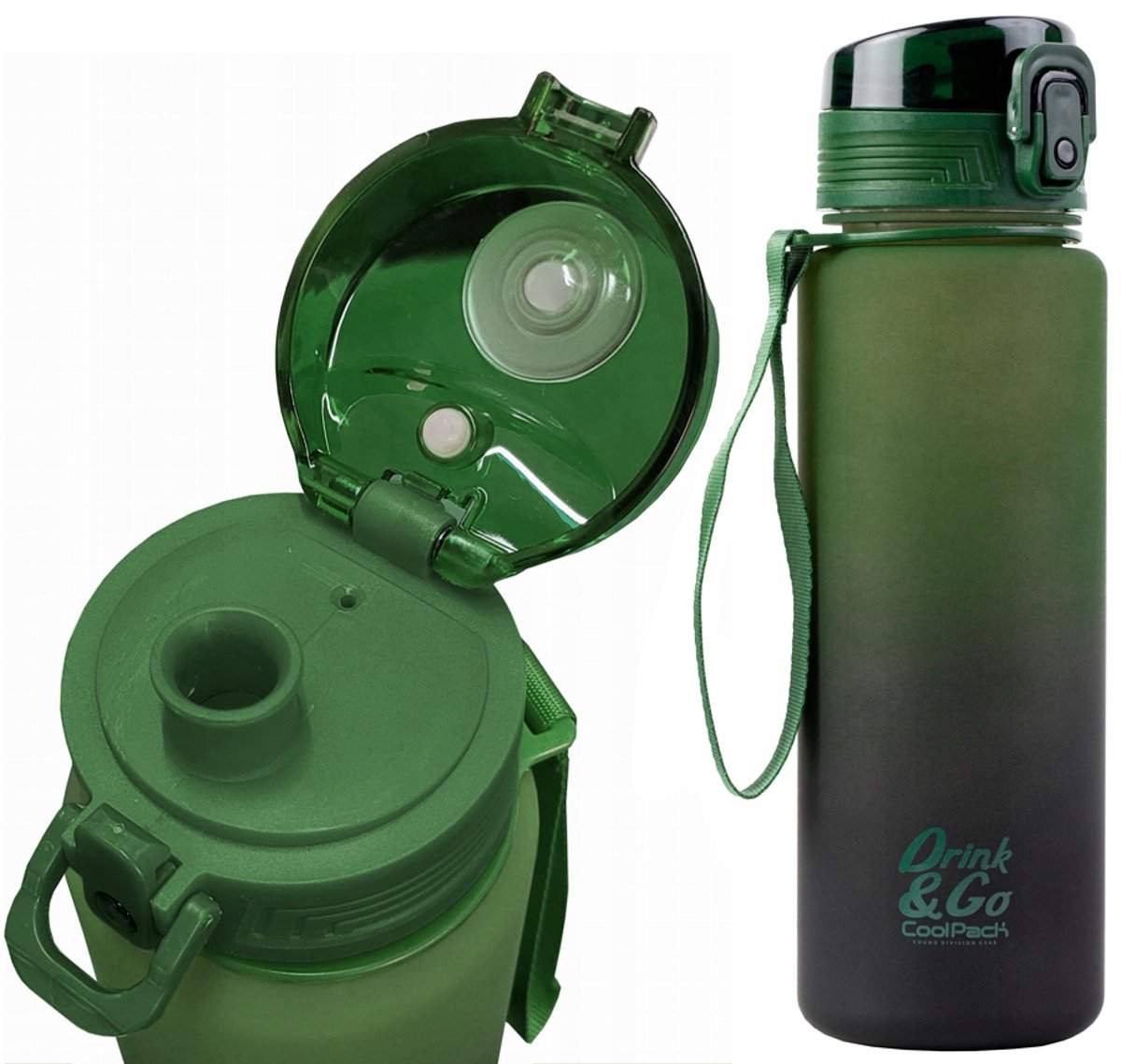 Coolpack Bidon 600ml Tritan BPA-vrij - Gradient Grass