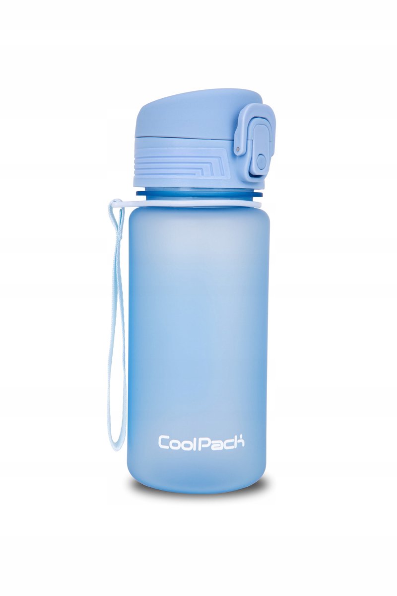 Coolpack Brisk MINI Fles 400ml - Lichtblauw, BPA-vrij Tritan