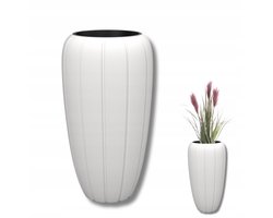 Hoge Witte GAJA Pot - Ø40cm x 78cm