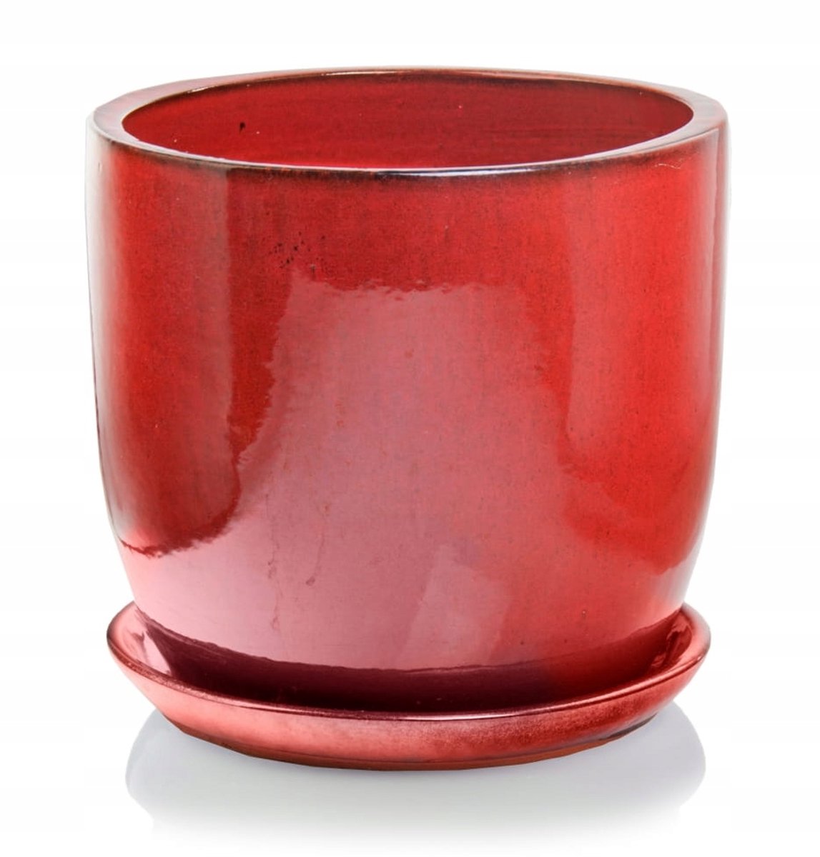 Klassieke Rode Keramieken Terraspot 32x27 cm - Vorstbestendig
