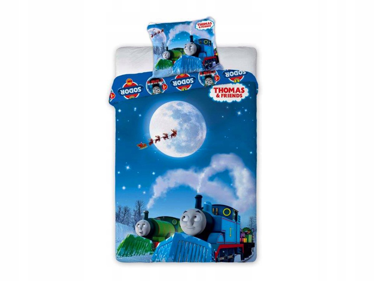 Tomek & Vrienden Beddengoed Set 160x200cm Blauw Katoen