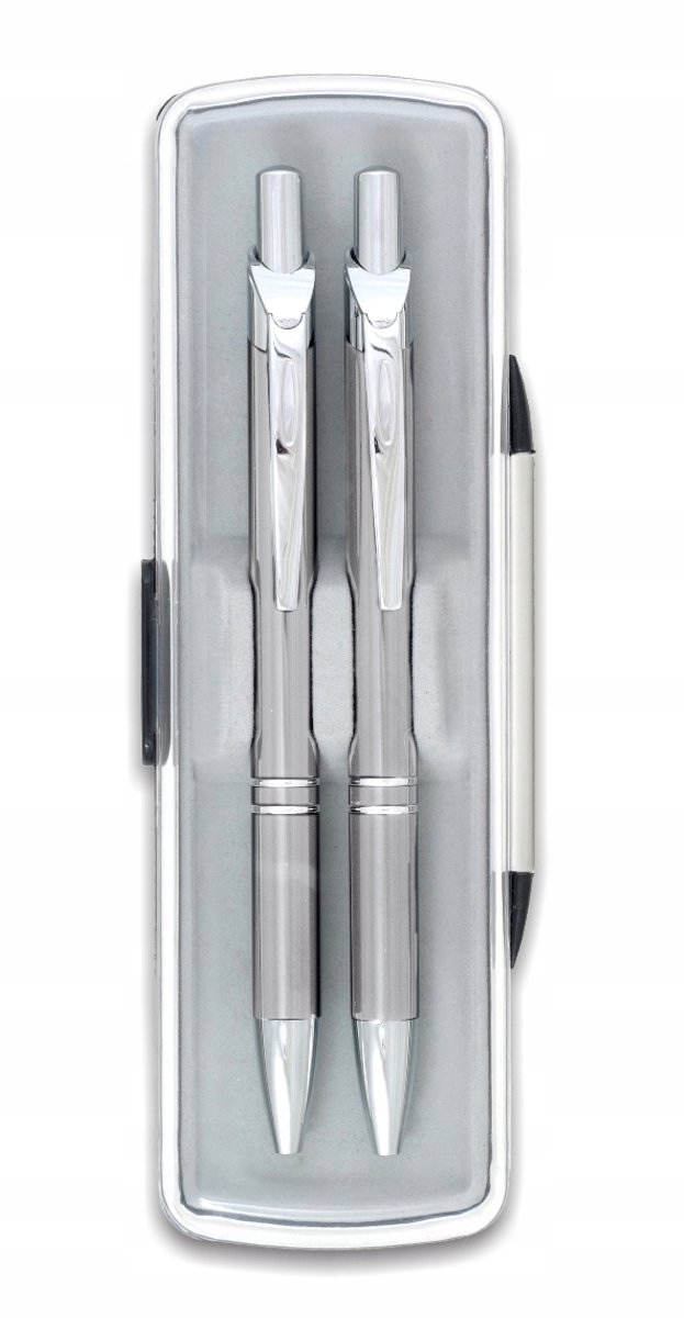Penmate Lux Set: Zilveren Vulpen en Automaat Potlood
