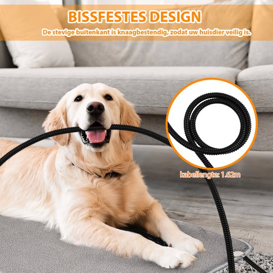 Tapis chauffant pour animaux WARMFAY L70 - Imperméable et réglable - Pour Chats et Chiens de taille moyenne (45x70cm)