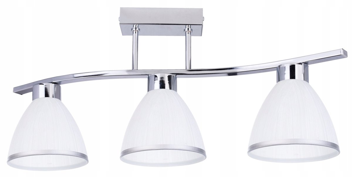 Moderne Plafondlamp Chroom Glas E27 - Stijlvol en Verstelbaar