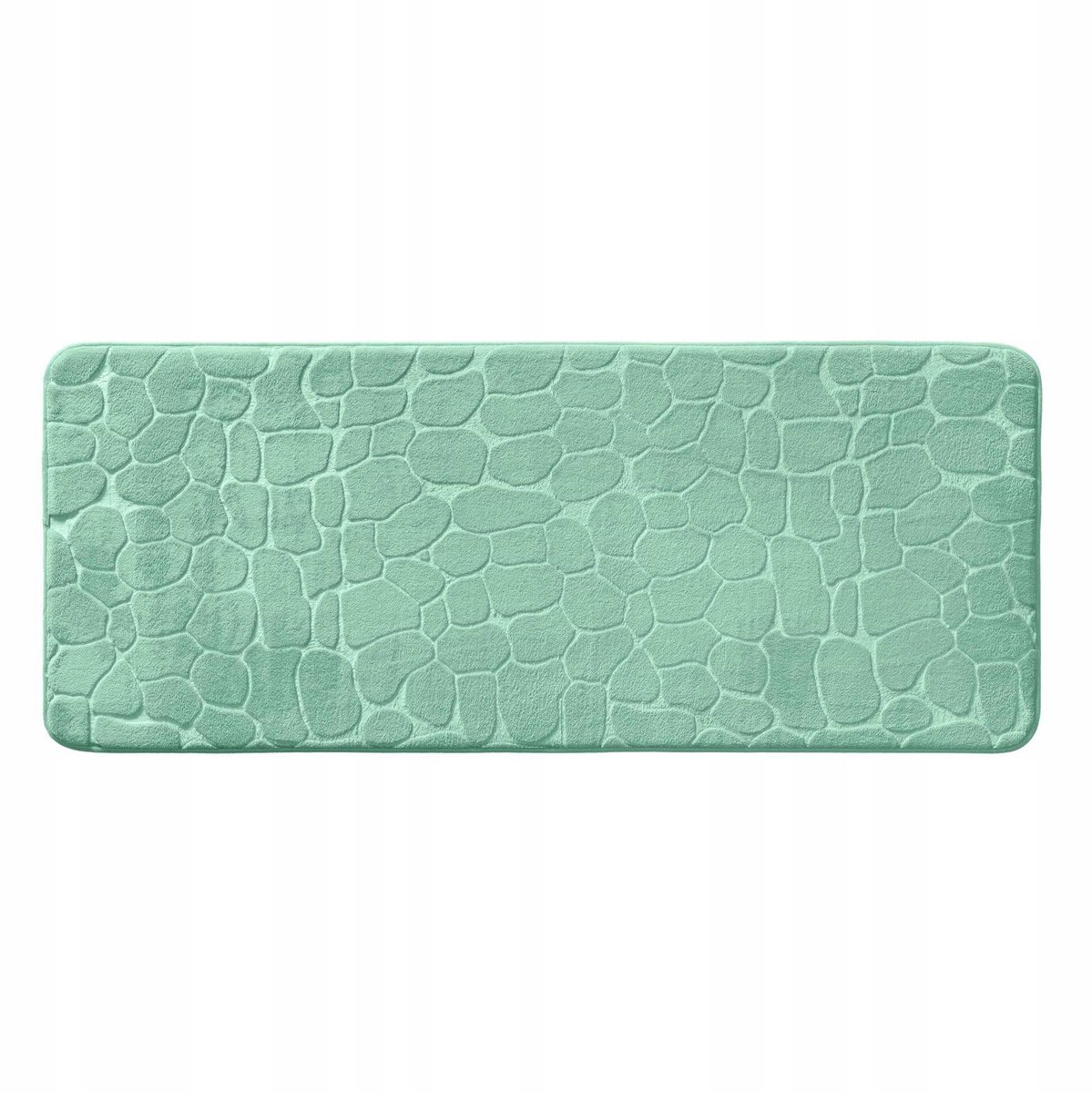 Groene Antislip Badkamermat 50x120 cm met Takkendessin